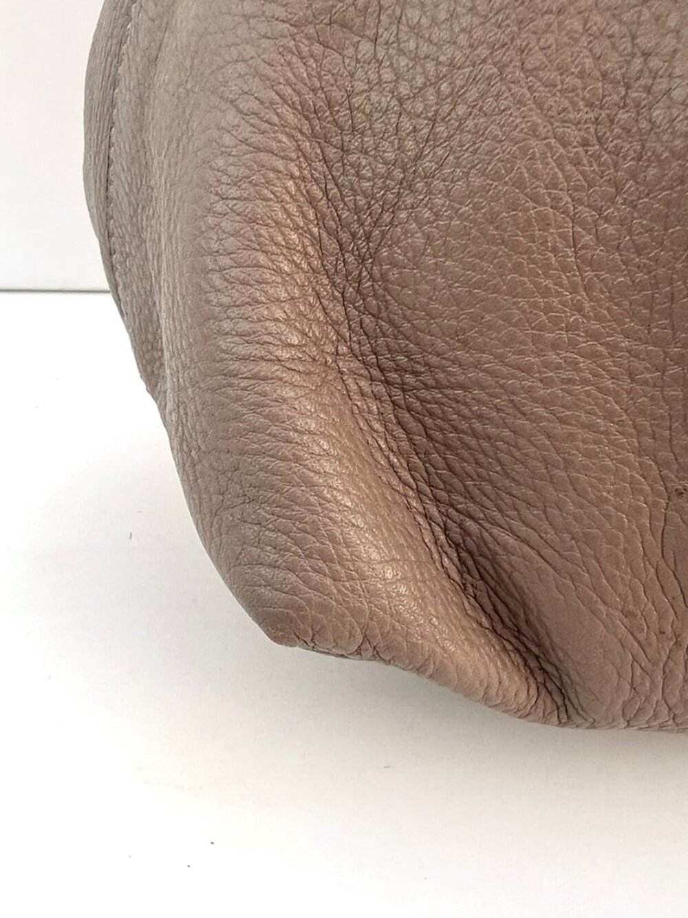 MULBERRY Taupe Pebbled Leather Slouchy Hobo Bag - Picture 16 of 16